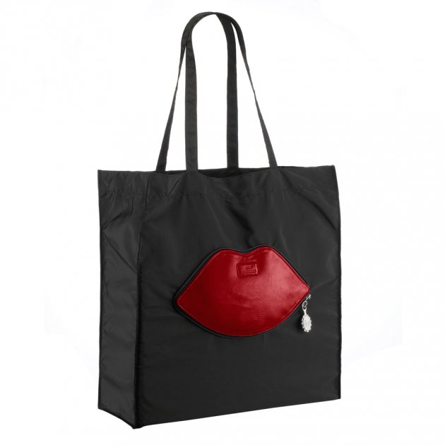 Lulu Guinness Foldaway Lips Tote